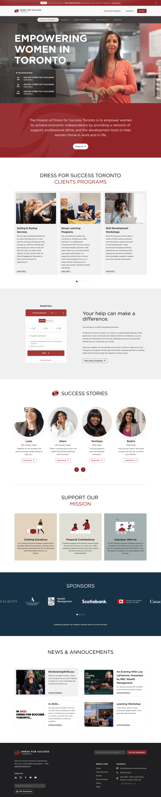 Nonprofit Website Nonprofit Website